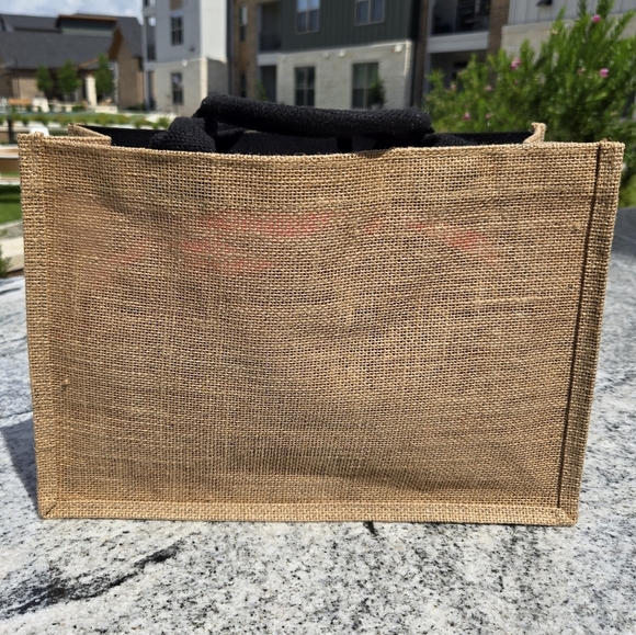 Letter J Handbag Shoulder Bag Sack Canvas Tote - Picture 4 of 7